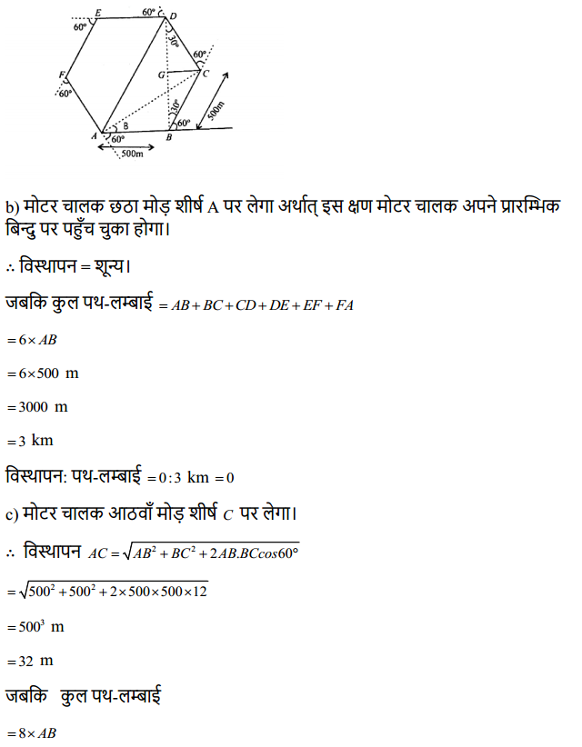 HBSE 11th Class Physics Solutions Chapter 4 समतल में गति 11