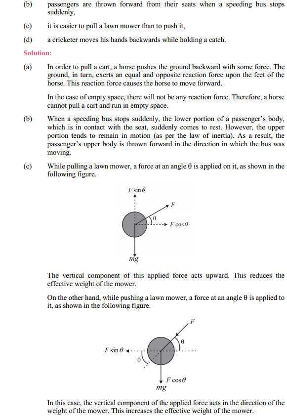 HBSE 11th Class Physics Solutions Chapter 5 Laws of Motion 19