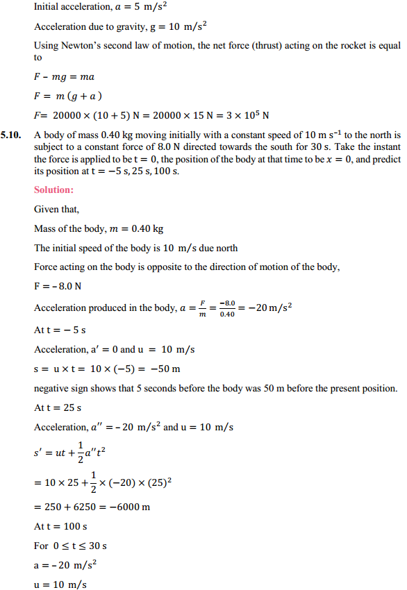 HBSE 11th Class Physics Solutions Chapter 5 Laws of Motion 7