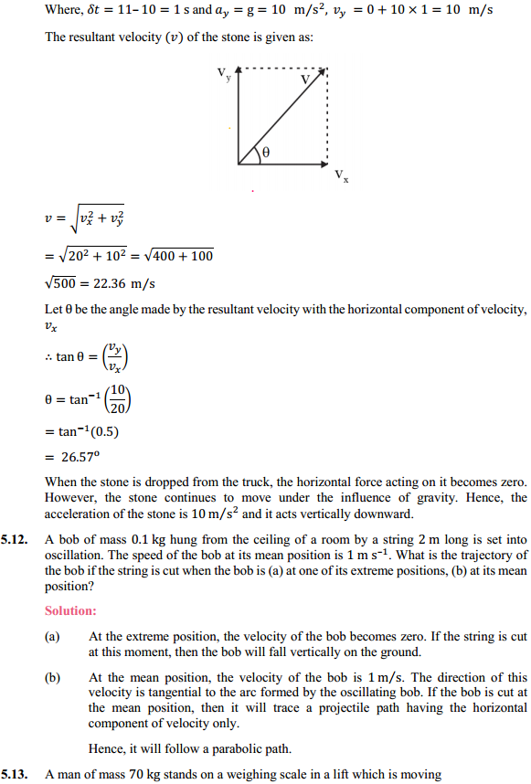 HBSE 11th Class Physics Solutions Chapter 5 Laws of Motion 9