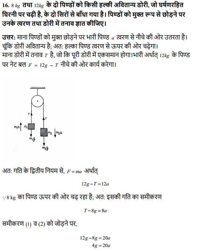 HBSE 11th Class Physics Solutions Chapter 5 गति के नियम 14