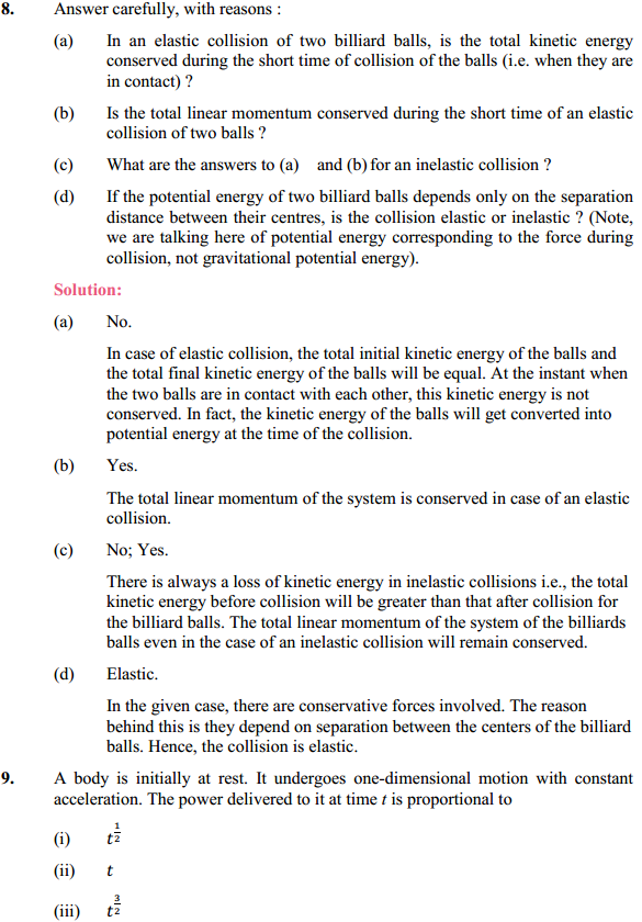 HBSE 11th Class Physics Solutions Chapter 6 Work Energy and Power 10