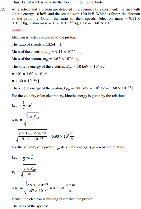 HBSE 11th Class Physics Solutions Chapter 6 Work Energy and Power 13