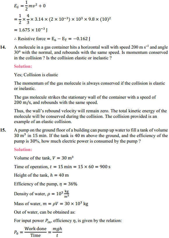 HBSE 11th Class Physics Solutions Chapter 6 Work Energy and Power 15