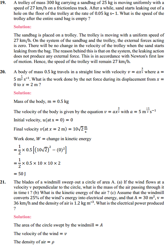 HBSE 11th Class Physics Solutions Chapter 6 Work Energy and Power 19