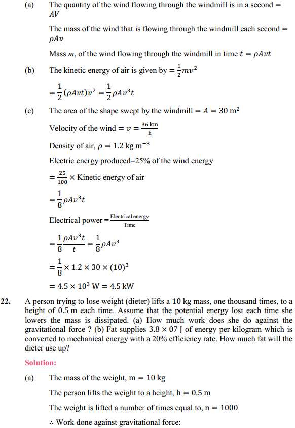 HBSE 11th Class Physics Solutions Chapter 6 Work Energy and Power 20
