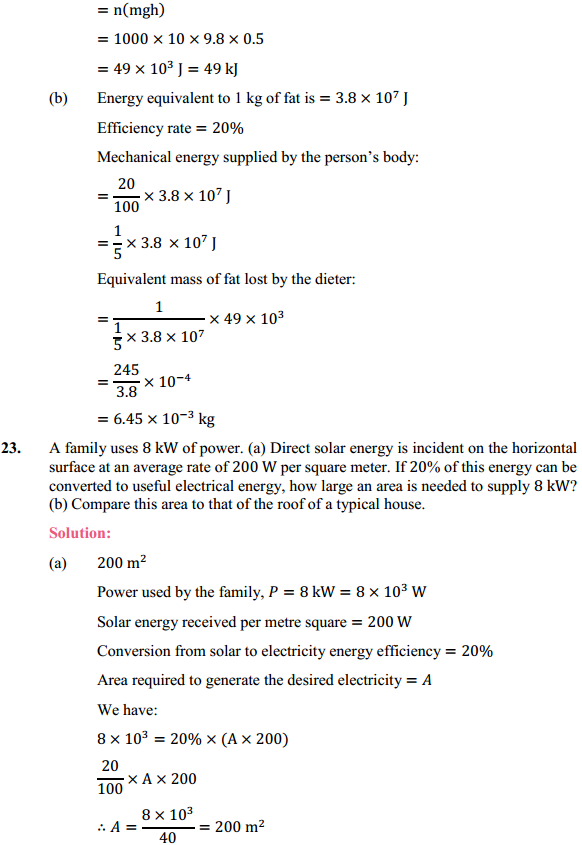 HBSE 11th Class Physics Solutions Chapter 6 Work Energy and Power 21