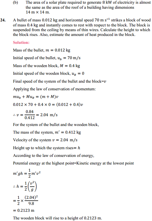 HBSE 11th Class Physics Solutions Chapter 6 Work Energy and Power 22
