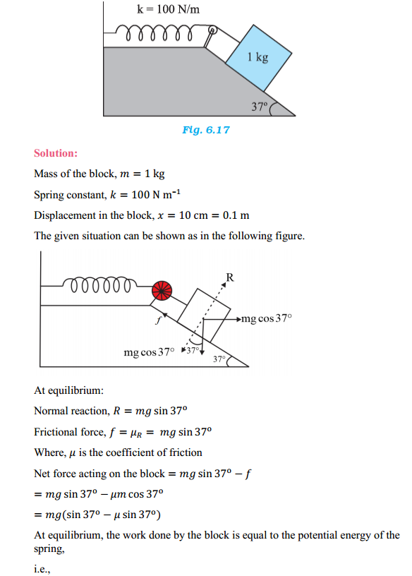 HBSE 11th Class Physics Solutions Chapter 6 Work Energy and Power 26