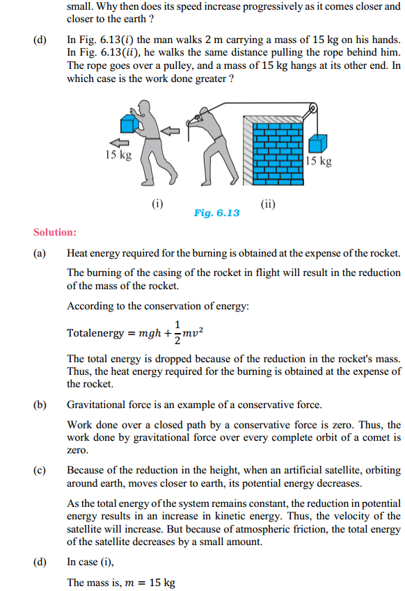 HBSE 11th Class Physics Solutions Chapter 6 Work Energy and Power 7