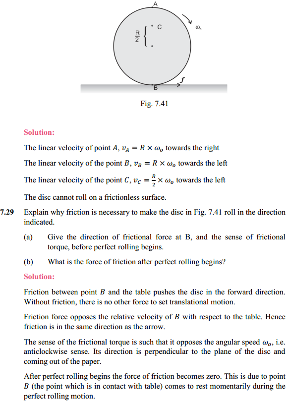 HBSE 11th Class Physics Solutions Chapter 7 System of Particles and Rotational Motion 25