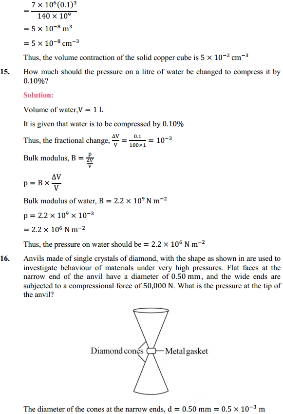 HBSE 11th Class Physics Solutions Chapter 9 Mechanical Properties of Solids 11