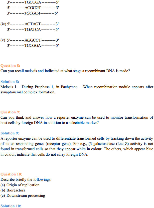 HBSE 12th Class Biology Solutions Chapter 11 Biotechnology Principles and Processes 4
