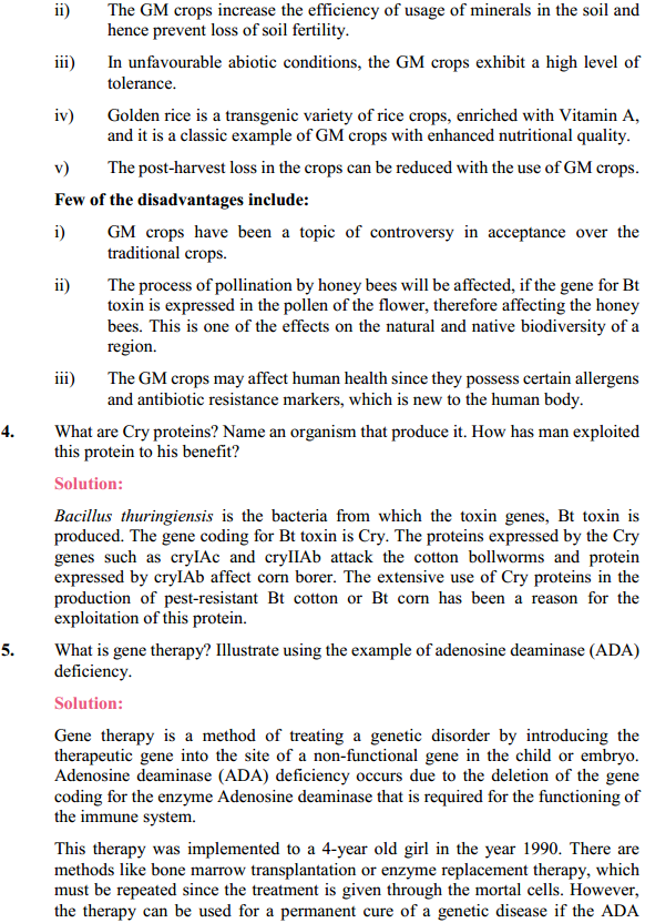 HBSE 12th Class Biology Solutions Chapter 12 Biotechnology and Its Applications 2