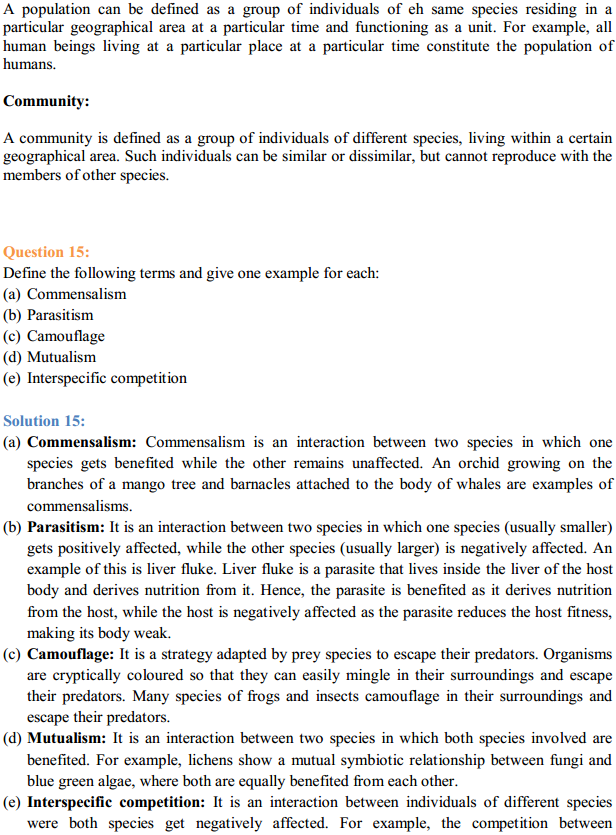 HBSE 12th Class Biology Solutions Chapter 13 Organisms and Populations 10