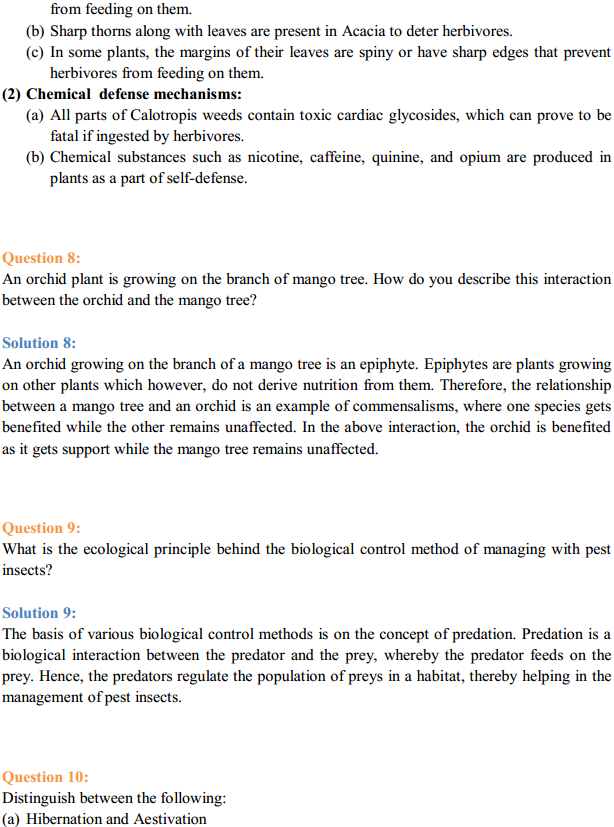 HBSE 12th Class Biology Solutions Chapter 13 Organisms and Populations 4