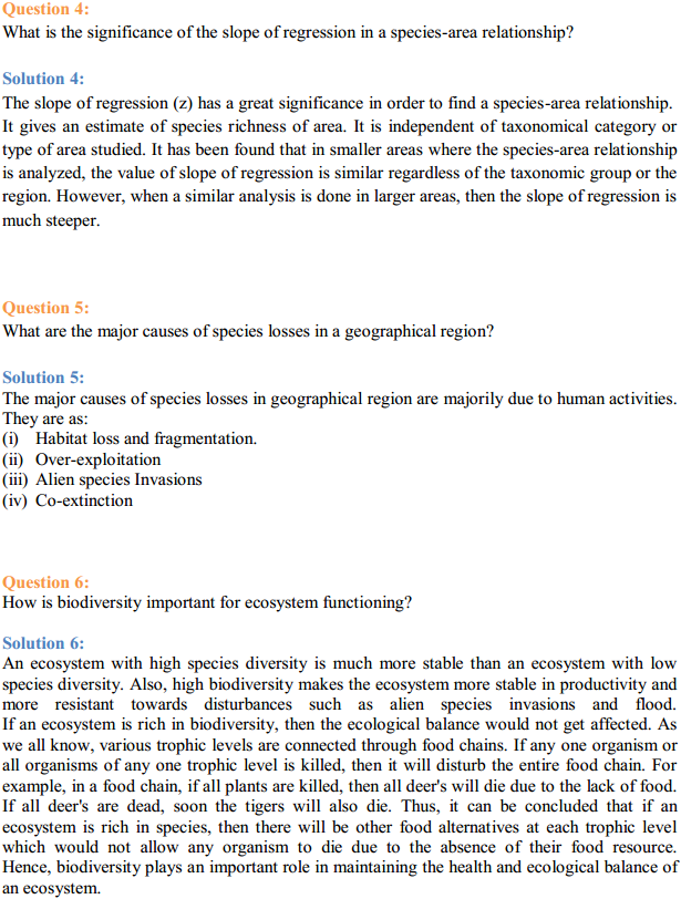 HBSE 12th Class Biology Solutions Chapter 15 Biodiversity and Conservation 2