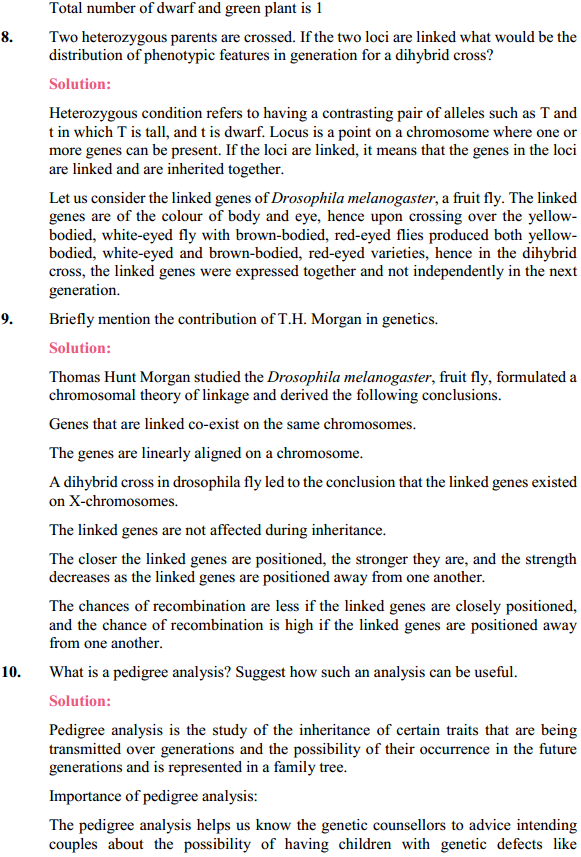 HBSE 12th Class Biology Solutions Chapter 5 Principles of Inheritance and Variation 6