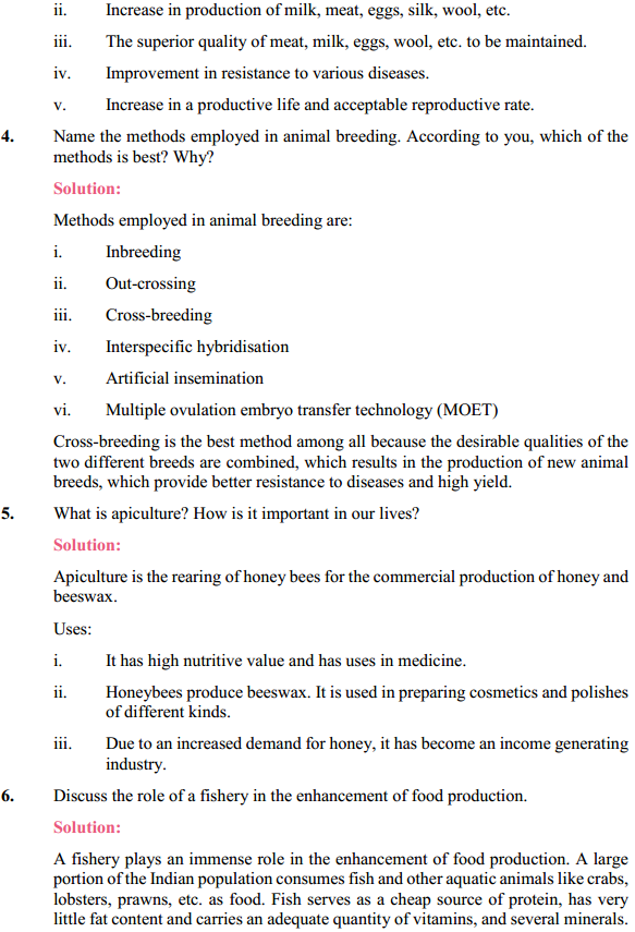 HBSE 12th Class Biology Solutions Chapter 9 Strategies for Enhancement in Food Production 2