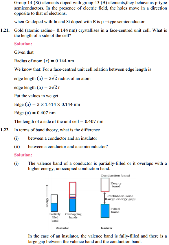 HBSE 12th Class Chemistry Solutions Chapter 1 The Solid State 27