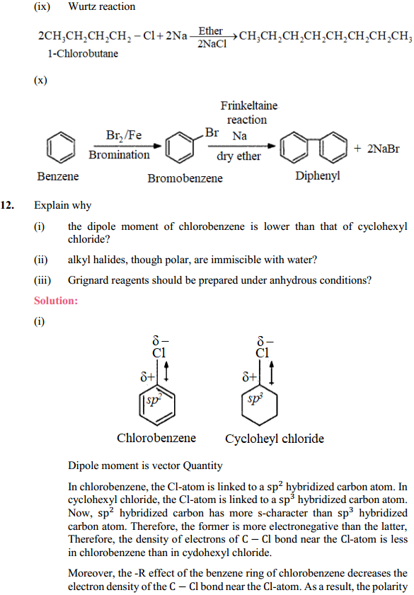 HBSE 12th Class Chemistry Solutions Chapter 10 Haloalkanes and Haloarenes 34