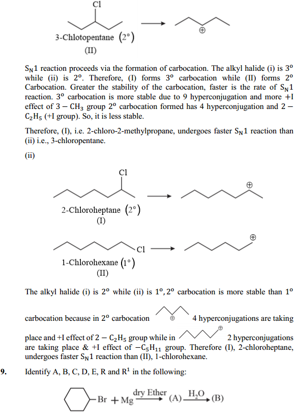 HBSE 12th Class Chemistry Solutions Chapter 10 Haloalkanes and Haloarenes 9