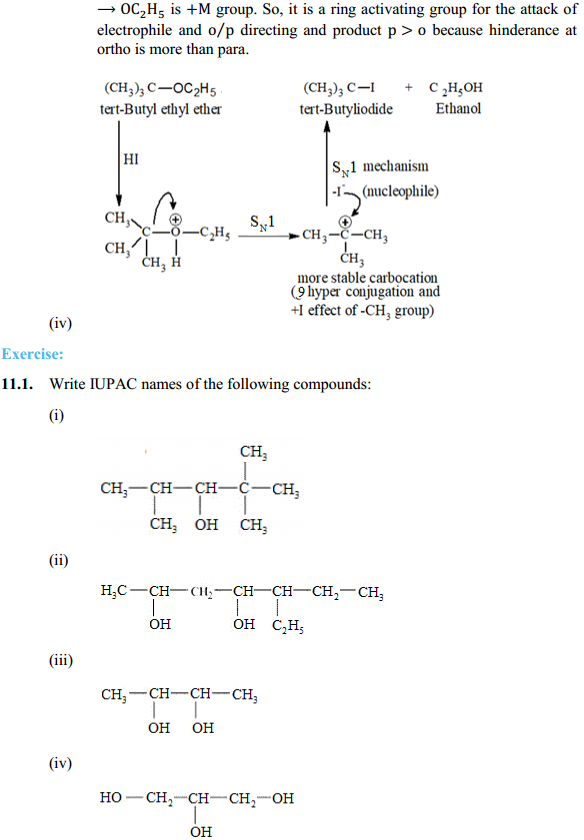 HBSE 12th Class Chemistry Solutions Chapter 11 Alcohols, Phenols and Ehers 15