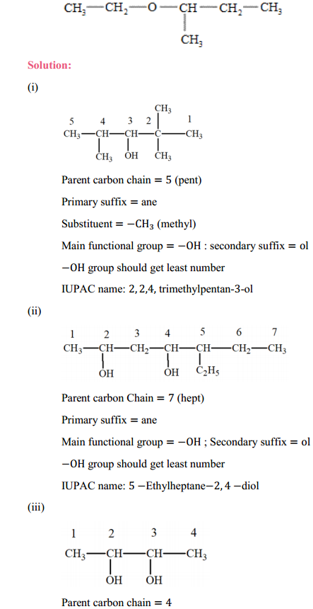 HBSE 12th Class Chemistry Solutions Chapter 11 Alcohols, Phenols and Ehers 17