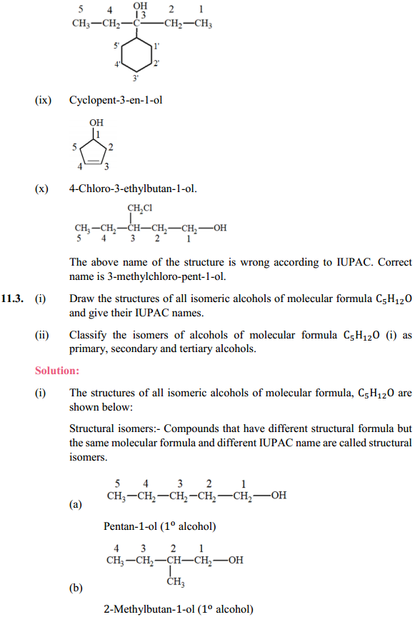 HBSE 12th Class Chemistry Solutions Chapter 11 Alcohols, Phenols and Ehers 22
