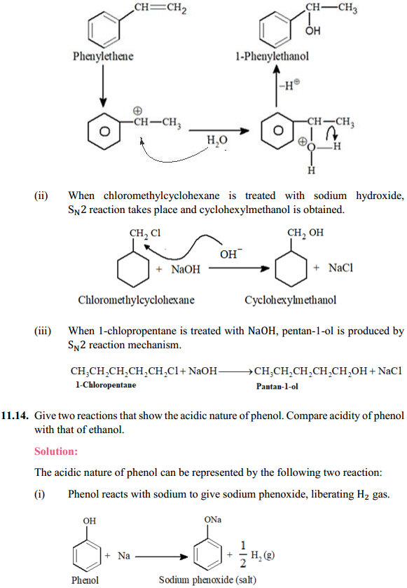 HBSE 12th Class Chemistry Solutions Chapter 11 Alcohols, Phenols and Ehers 29