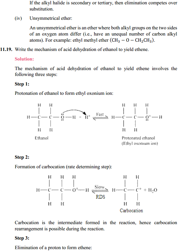 HBSE 12th Class Chemistry Solutions Chapter 11 Alcohols, Phenols and Ehers 35