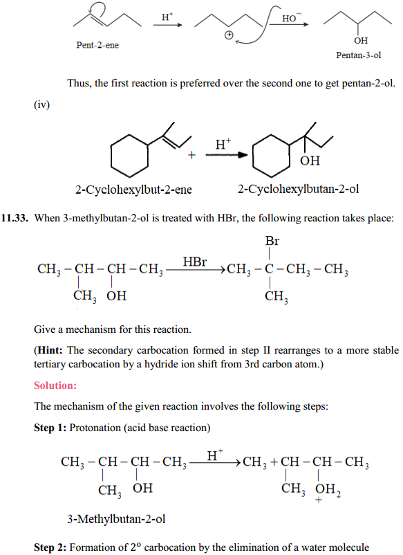 HBSE 12th Class Chemistry Solutions Chapter 11 Alcohols, Phenols and Ehers 50