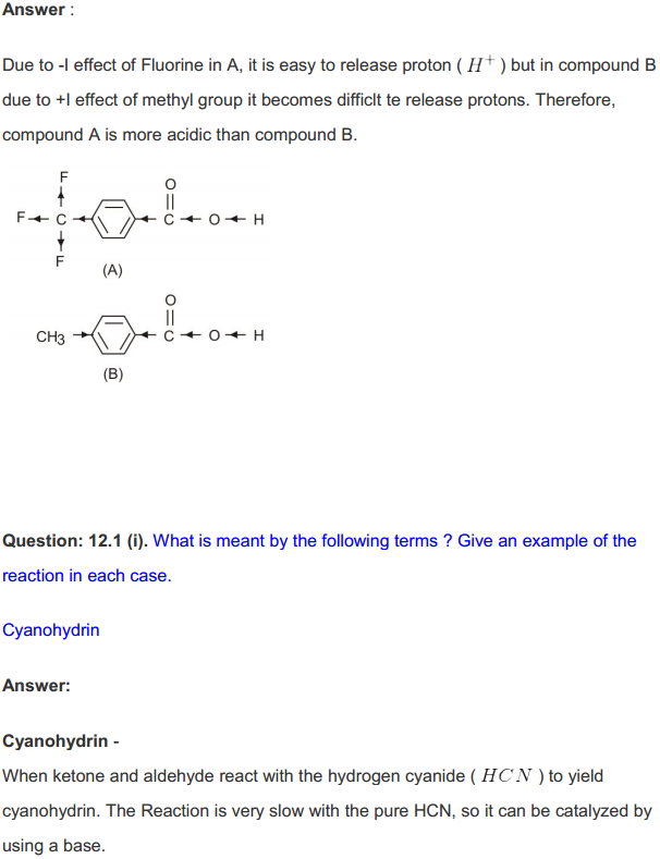 HBSE 12th Class Chemistry Solutions Chapter 12 Aldehydes, Ketones and Carboxylic Acids 17