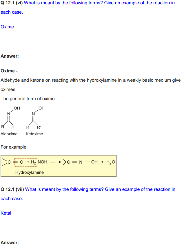 HBSE 12th Class Chemistry Solutions Chapter 12 Aldehydes, Ketones and Carboxylic Acids 21