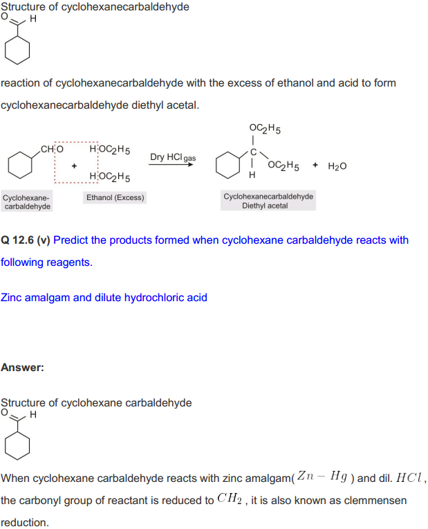 HBSE 12th Class Chemistry Solutions Chapter 12 Aldehydes, Ketones and Carboxylic Acids 40