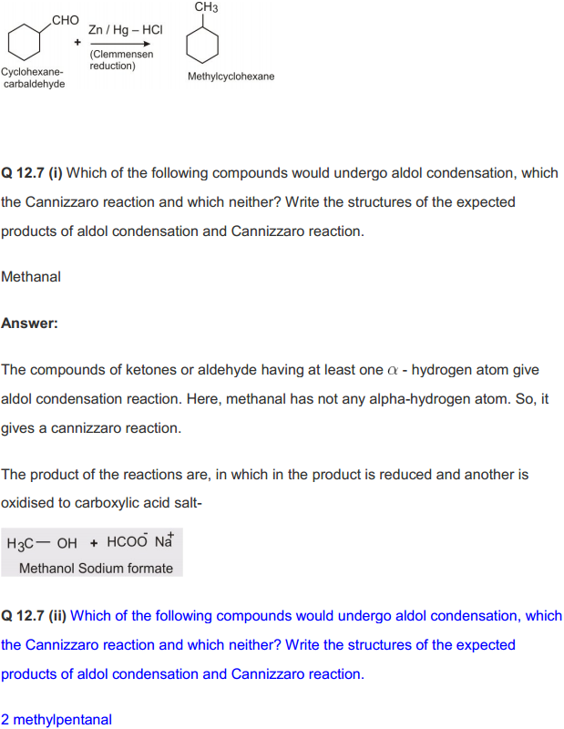 HBSE 12th Class Chemistry Solutions Chapter 12 Aldehydes, Ketones and Carboxylic Acids 41