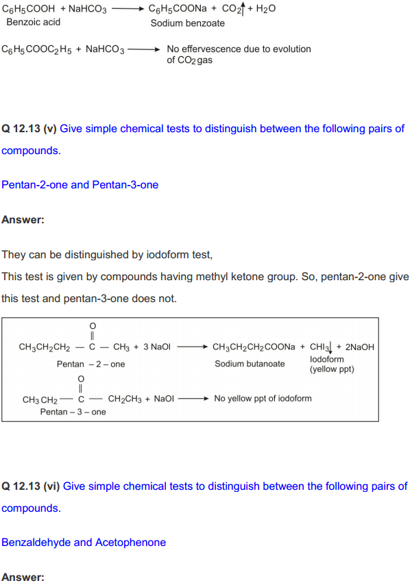 HBSE 12th Class Chemistry Solutions Chapter 12 Aldehydes, Ketones and Carboxylic Acids 55