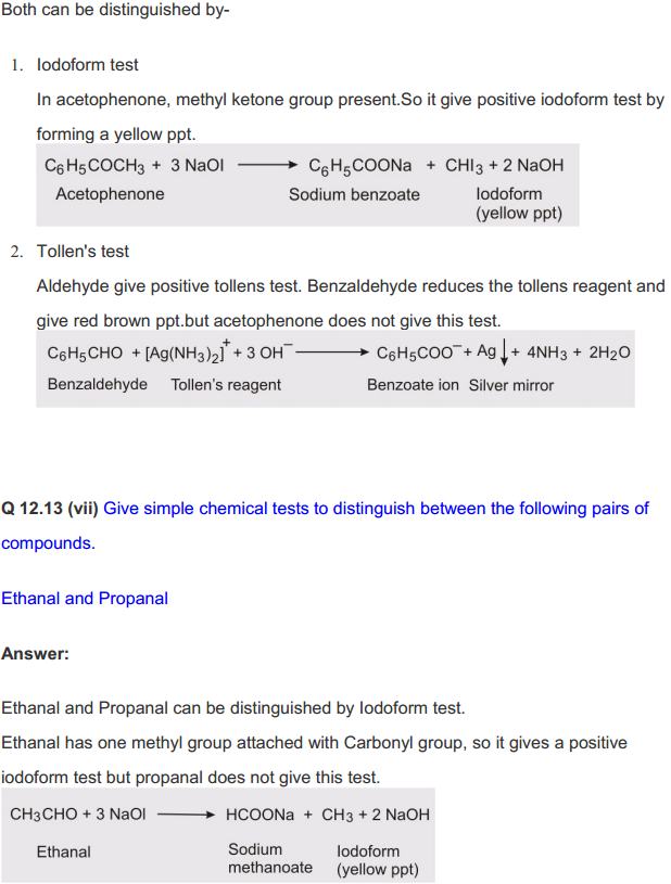 HBSE 12th Class Chemistry Solutions Chapter 12 Aldehydes, Ketones and Carboxylic Acids 56