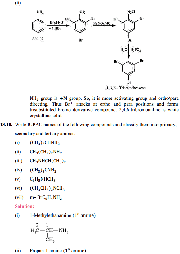 HBSE 12th Class Chemistry Solutions Chapter 13 Amines 10