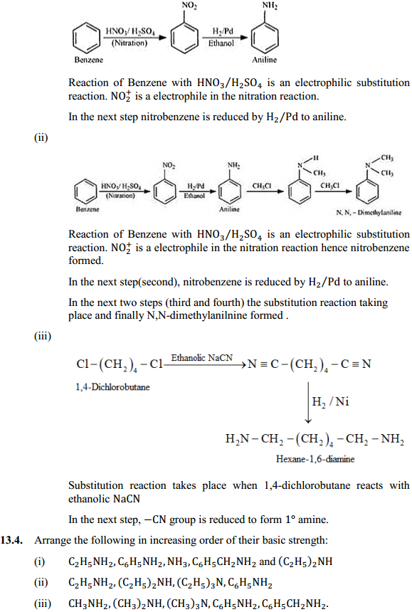 HBSE 12th Class Chemistry Solutions Chapter 13 Amines 4