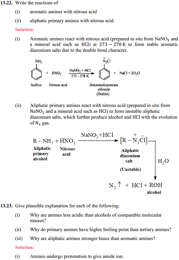 HBSE 12th Class Chemistry Solutions Chapter 13 Amines 40