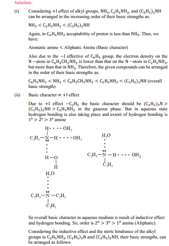 HBSE 12th Class Chemistry Solutions Chapter 13 Amines 5