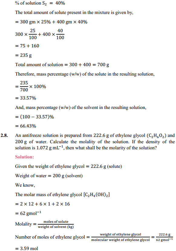 HBSE 12th Class Chemistry Solutions Chapter 2 Solutions 11