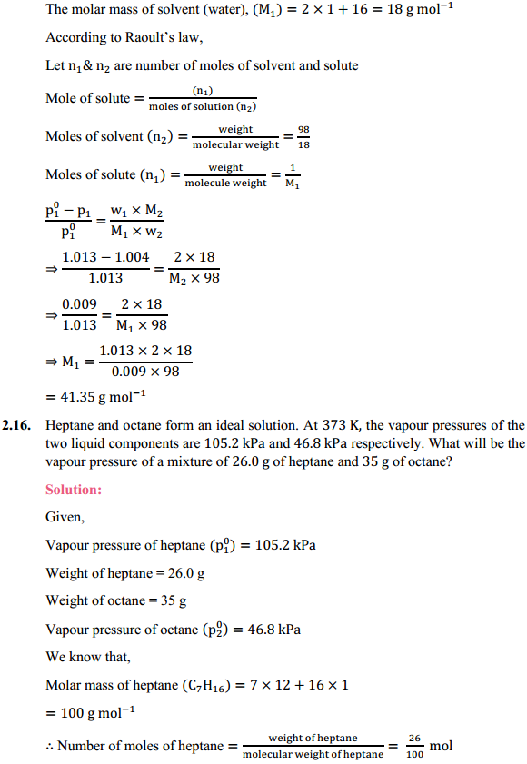 HBSE 12th Class Chemistry Solutions Chapter 2 Solutions 18