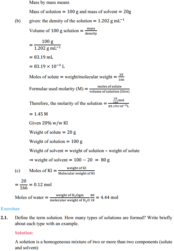 HBSE 12th Class Chemistry Solutions Chapter 2 Solutions 5
