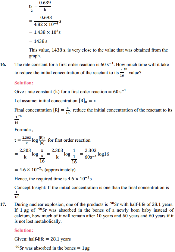 HBSE 12th Class Chemistry Solutions Chapter 4 Chemical Kinetics 19