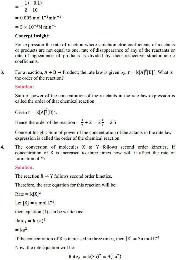 HBSE 12th Class Chemistry Solutions Chapter 4 Chemical Kinetics 2
