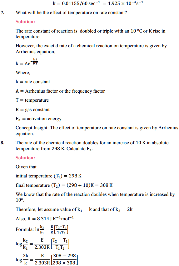 HBSE 12th Class Chemistry Solutions Chapter 4 Chemical Kinetics 4