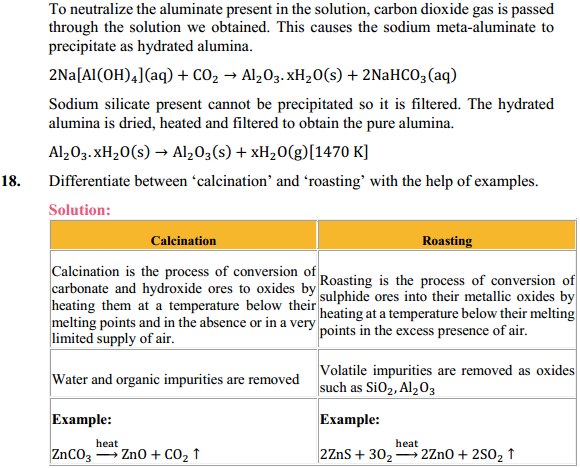 HBSE 12th Class Chemistry Solutions Chapter 6 General Principles and Processes of Isolation of Elements 12