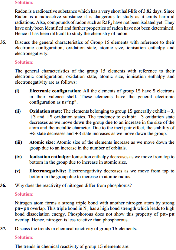 HBSE 12th Class Chemistry Solutions Chapter 7 The p-Block Elements 10